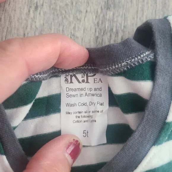 KPea toddler girl Patchwork Christmas Holiday Dress Size 5T - Picture 10 of 11